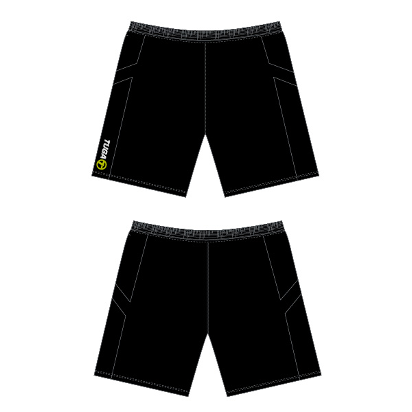 Pantalon portero personalizado corto negro Tuga Teams