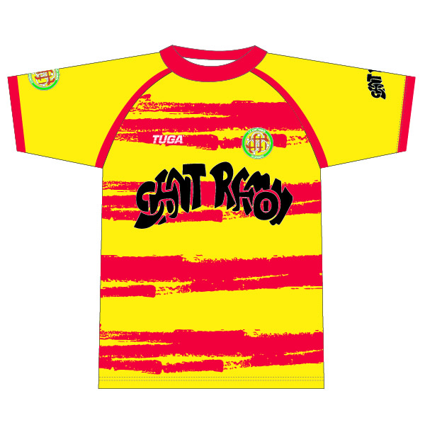 Camiseta personalizada CP Sant Ramon amarilla roja Tuga Teams