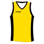 Camiseta basquet amarilla Tuga Teams