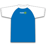 Camiseta azul blanco Tuga Teams